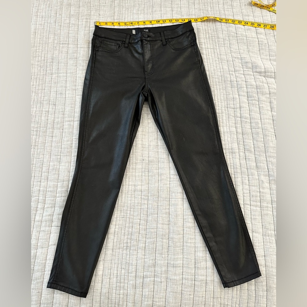 Kut From The Kloth Mia High Rise Fab Ab Skinny Leg Coated Denim Jeans - Sz 8